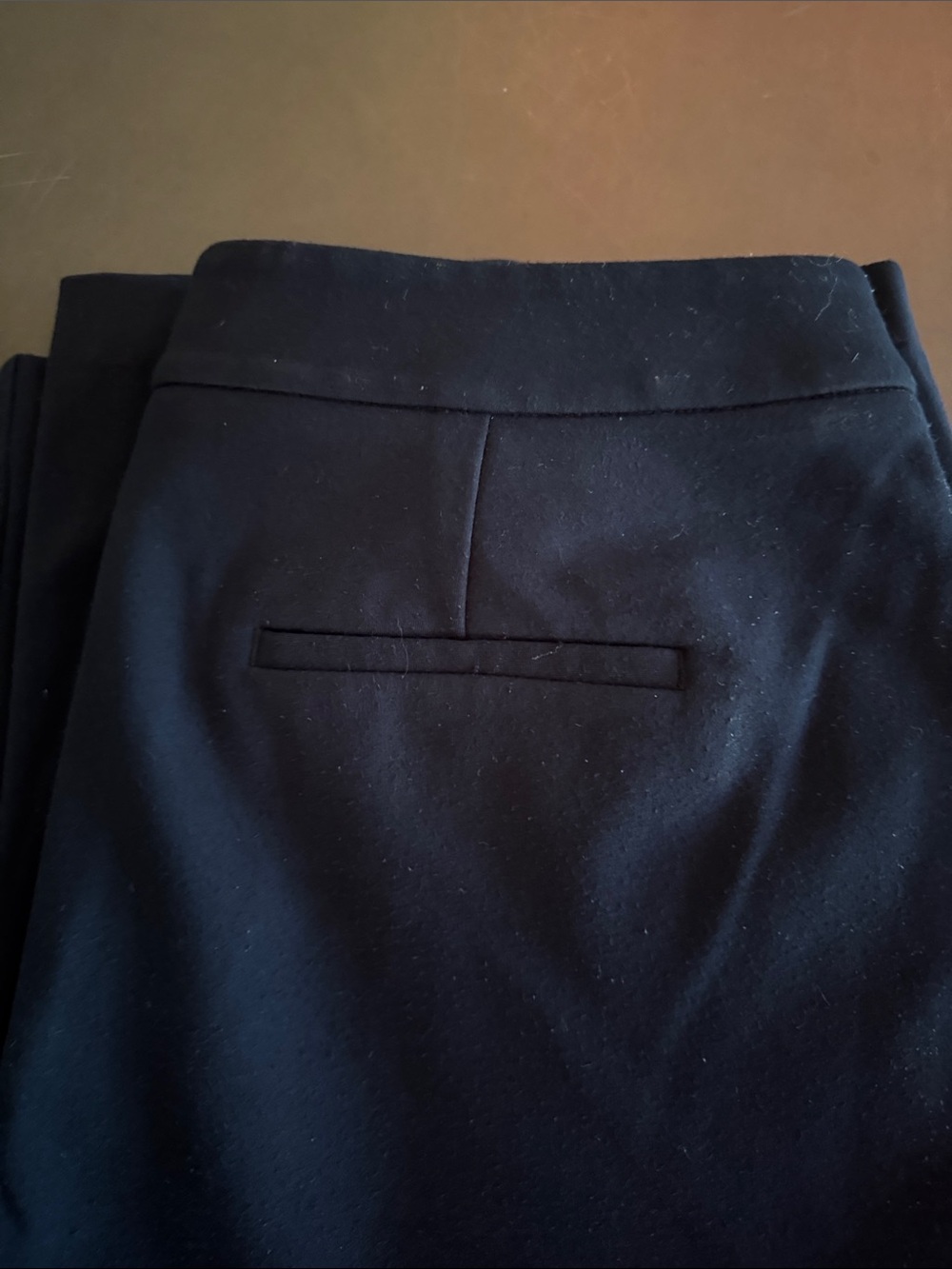 Boden Black Garment with Red and Green Trim. Wide leg with zip ankle detail. - Picture 4 of 5